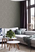 Miniatyrbillede 7 af 11: Origin Wallcoverings tapet ornament mulvarpegråt - 347033 - 53 cm x 10,05 m