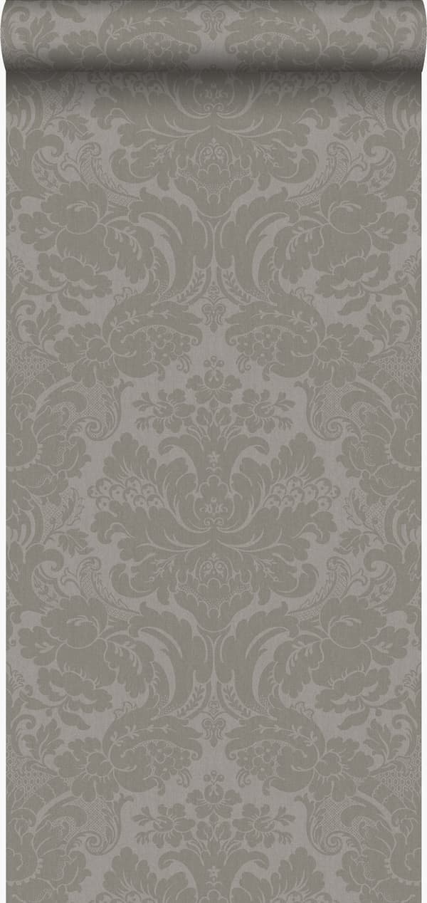 Origin Wallcoverings tapet ornament mulvarpegråt - 347033 - 53 cm x 10,05 m