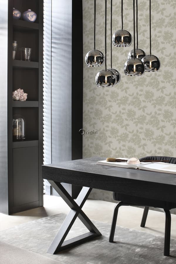 Origin Wallcoverings tapet rosor ljusbrunt 53 cm x 10,05 m