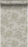 Miniatyrbild 1 av 8: Origin Wallcoverings tapet rosor ljusbrunt 53 cm x 10,05 m