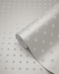 Miniatyrbild 6 av 8: Origin Wallcoverings tapet prickar mörkbeige 53 cm x 10,05 m