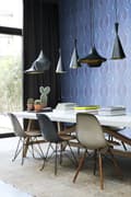 Miniatyrbild 2 av 7: Origin Wallcoverings tapet grafiska linjer blått och turkost 53 cm x 10,05 m