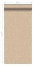 Miniatyrbillede 5 af 5: Origin Wallcoverings tapet ornament champagnefarvet 53 cm x 10,05 m