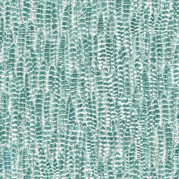 Origin Wallcoverings tapet fjädrar lagungrönt 53 cm x 10,05 m