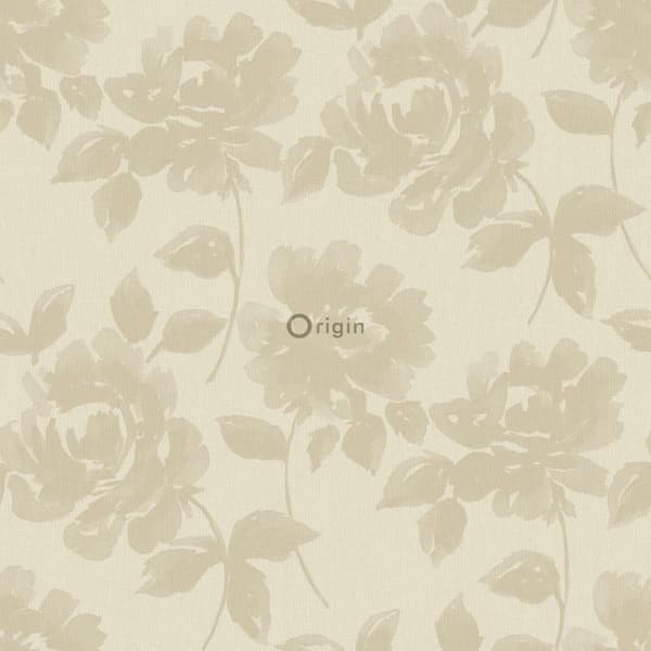 Origin Wallcoverings tapet rosor varmt beige 53 cm x 10,05 m