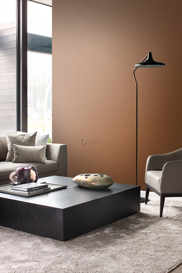 Origin Wallcoverings tapet blommor saffransgult 53 cm x 10,05 m
