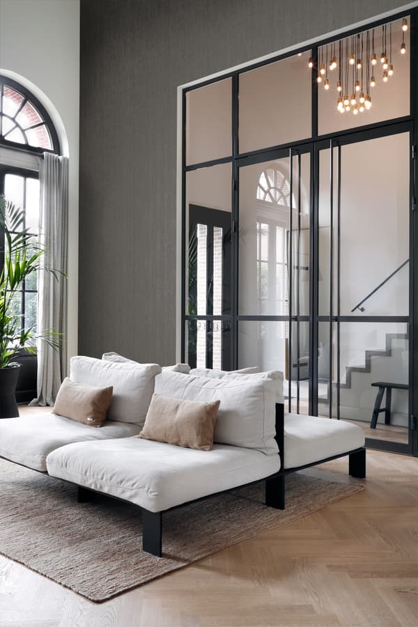 Origin Wallcoverings tapet träplankor med nerver mörkgrått 53 cm x 10,05 m