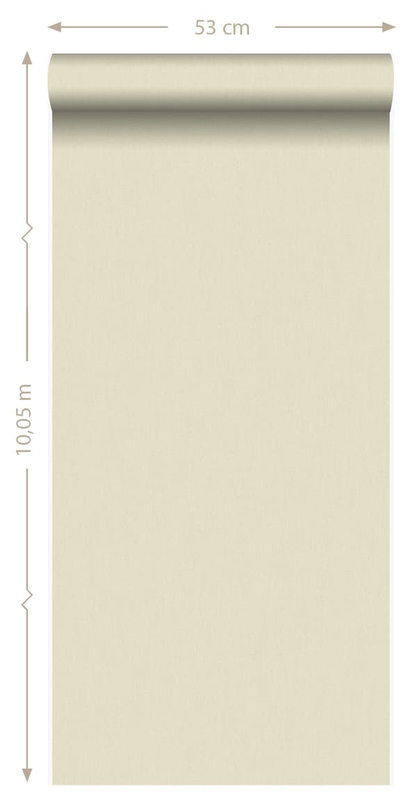 Origin Wallcoverings tapet linne varmt beige 53 cm x 10,05 m