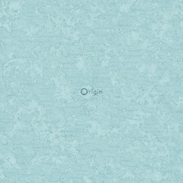 Origin Wallcoverings tapet ensfarvet isblåt 53 cm x 10,05 m