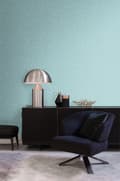 Miniatyrbillede 2 af 7: Origin Wallcoverings tapet ensfarvet isblåt 53 cm x 10,05 m