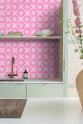 Miniatyrbild 4 av 8: ESTAhome tapet kakelmotiv rosa 53 cm x 10,05 m