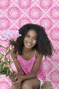 Miniatyrbild 5 av 8: ESTAhome tapet kakelmotiv rosa 53 cm x 10,05 m