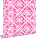 Miniatyrbild 1 av 8: ESTAhome tapet kakelmotiv rosa 53 cm x 10,05 m