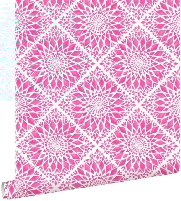 ESTAhome tapet kakelmotiv rosa 53 cm x 10,05 m