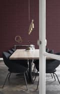 Miniatyrbillede 4 af 8: Origin Wallcoverings tapet grafiske linjer rødt 0,53 x 10,05 m