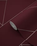 Miniatyrbillede 8 af 8: Origin Wallcoverings tapet grafiske linjer rødt 0,53 x 10,05 m