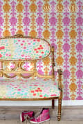 Miniatyrbild 3 av 5: Sanders & Sanders tapet barockmönster rosa och orange - 935222 - 53 cm x 10,05 m