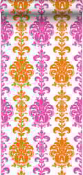 Miniatyrbild 1 av 5: Sanders & Sanders tapet barockmönster rosa och orange - 935222 - 53 cm x 10,05 m
