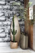 Miniatyrbillede 2 af 8: ESTAhome tapet billeder af surfere mørkegråt 0,53 x 10,05 m