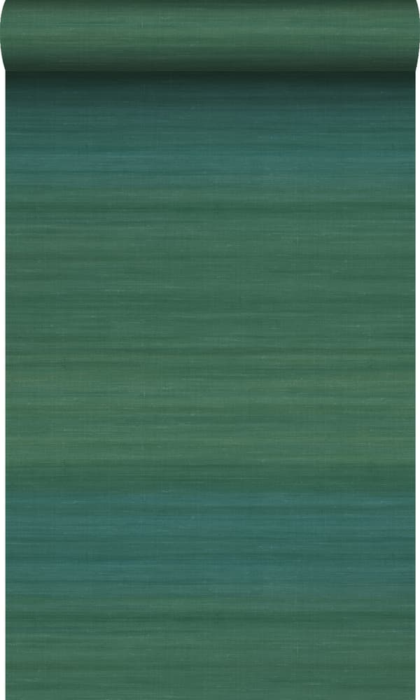 Origin Wallcoverings tapet vävd struktur med lutningsfärger havsgrönt 0,53 x 10,05 m