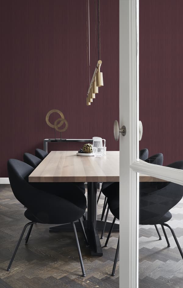Origin Wallcoverings tapet smala ränder mörklila 53 cm x 10,05 m