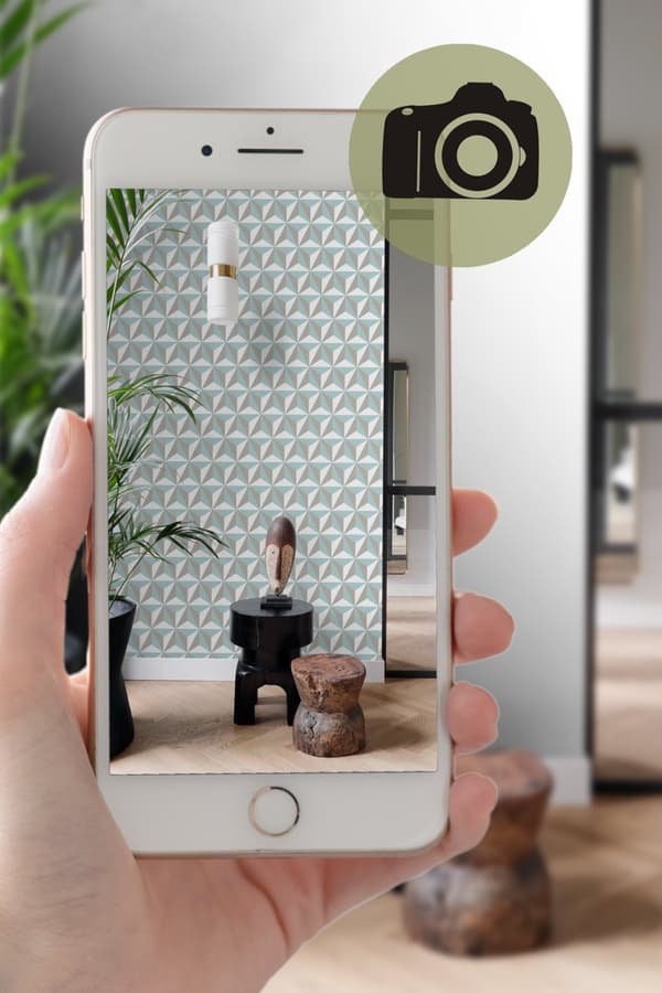 Origin Wallcoverings tapet tredimensionell grafik fältspat 53 cm x 10,05 m