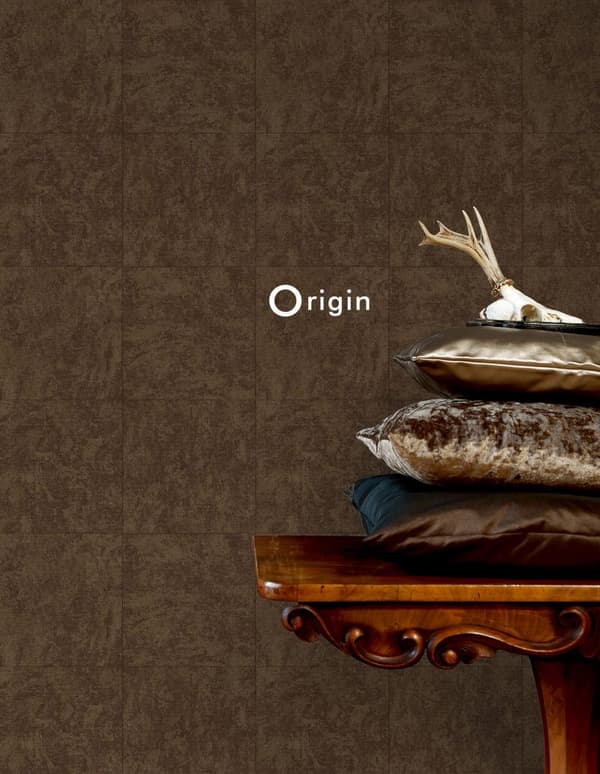 Origin Wallcoverings tapet sten mörkbrunt 53 cm x 10,05 m