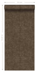 Miniatyrbild 7 av 7: Origin Wallcoverings tapet sten mörkbrunt 53 cm x 10,05 m
