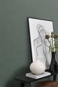 Miniatyrbild 2 av 8: Origin Wallcoverings tapet linnestruktur mossgrönt 0,53 x 10,05 m