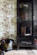 Miniatyrbild 7 av 8: Origin Wallcoverings tapet fågelgravyr benvitt och glänsande kopparbrunt 53 cm x 10,05 m