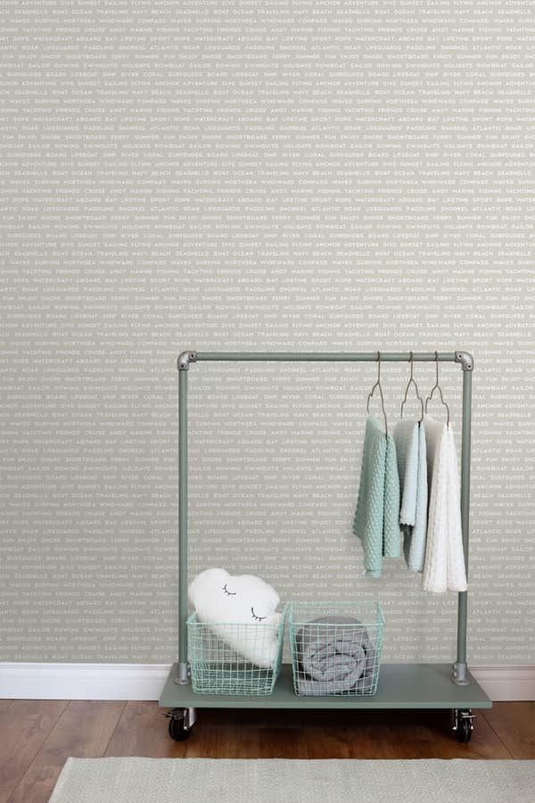 ESTAhome tapet maritima strandtexter mörkbeige 0,53 x 10,05 m