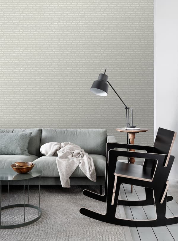 ESTAhome tapet maritima strandtexter mörkbeige 0,53 x 10,05 m