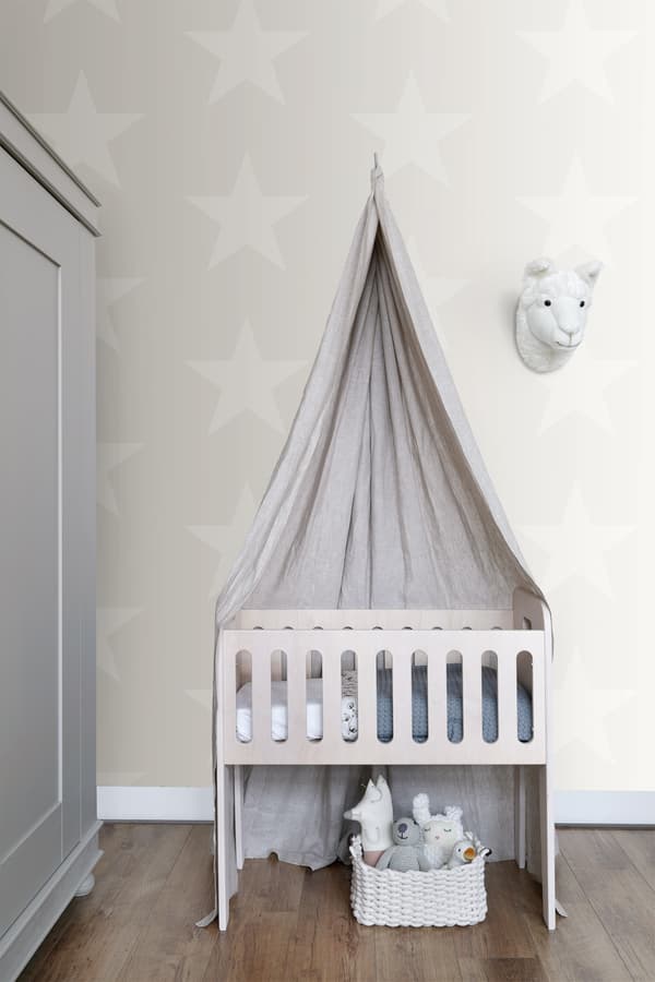 Origin Wallcoverings tapet stjärnor beige 53 cm x 10,05 m