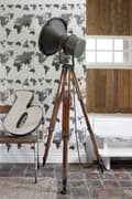 Miniatyrbillede 2 af 8: ESTAhome tapet vintage verdenskort mørkegråt 0,53 x 10,05 m