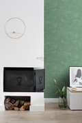 Miniatyrbild 3 av 8: ESTAhome tapet betonglook mörkgrönt 0,53 x 10,05 m