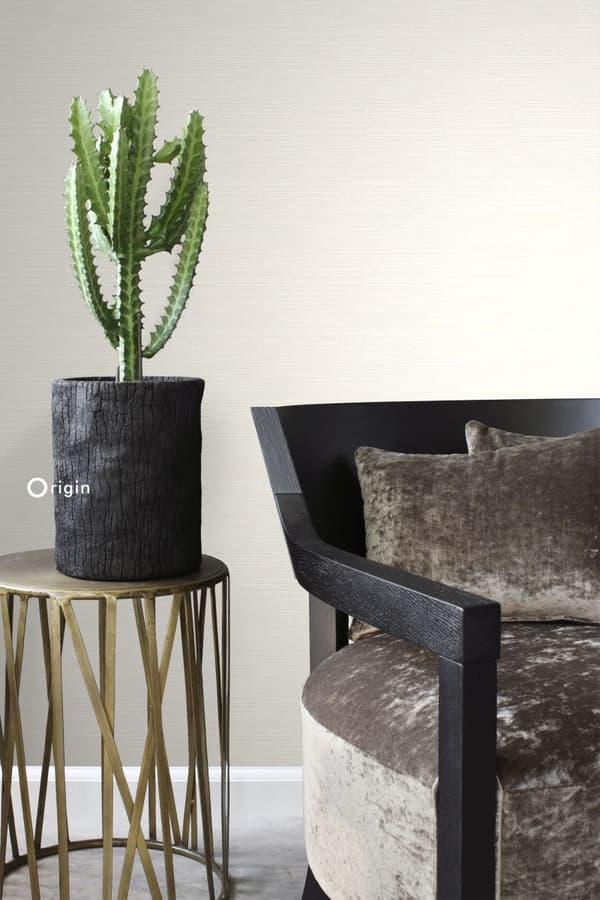 Origin Wallcoverings tapet grove retro naturstenblokke i halvstensforbandt off-hvidt 53 cm x 10,05 m