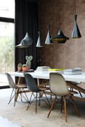 Miniatyrbild 3 av 7: Origin Wallcoverings tapet industriell korrugerad plåt 3D rostbrunt 53 cm x 10,05 m