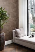 Miniatyrbild 6 av 7: Origin Wallcoverings tapet industriell korrugerad plåt 3D rostbrunt 53 cm x 10,05 m