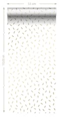 Miniatyrbild 9 av 9: ESTAhome tapet grafiskt motiv vitt och guld - 139127 - 0,53 x 10,05 m