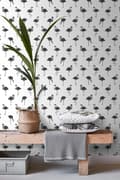 Miniatyrbild 5 av 8: ESTAhome tapet flamingos svart och vitt 0,53 x 10,05 m