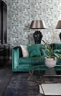Miniatyrbild 5 av 8: Origin Wallcoverings tapet träskräp plankor motiv grågrönt 53 cm x 10,05 m