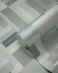 Miniatyrbild 6 av 8: Origin Wallcoverings tapet träskräp plankor motiv grågrönt 53 cm x 10,05 m