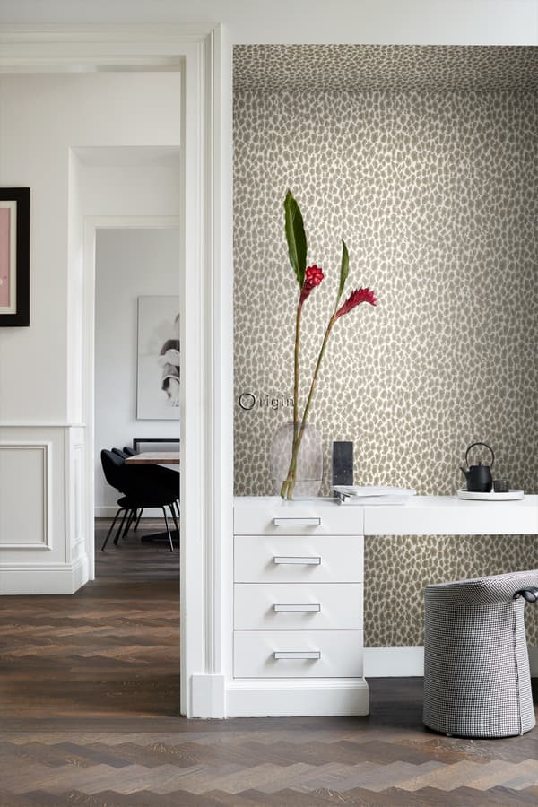 Origin Wallcoverings tapet leopardskind beige 53 cm x 10,05 m