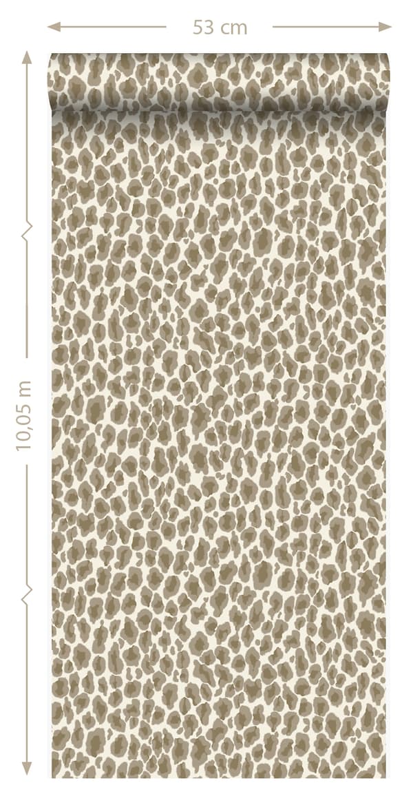 Origin Wallcoverings tapet leopardskind beige 53 cm x 10,05 m