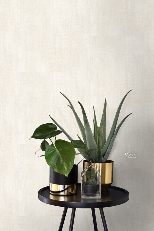 ESTAhome tapet malerisk virkning beige - 148732 - 0,53 x 10,05 m