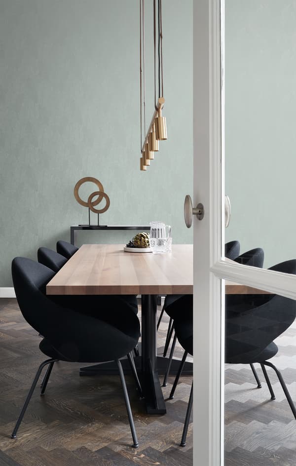 Origin Wallcoverings tapet löv ljusblått 0,53 x 10,05 m