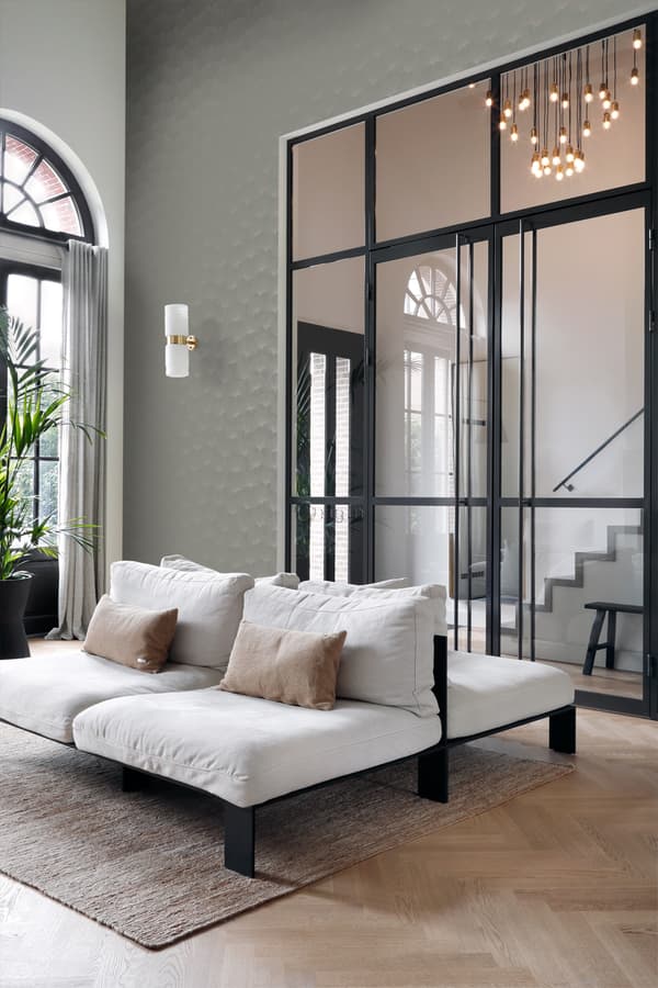 Origin Wallcoverings tapet ginkgoblade varmgråt 0,53 x 10,05 m