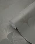 Miniatyrbillede 7 af 8: Origin Wallcoverings tapet ginkgoblade varmgråt 0,53 x 10,05 m