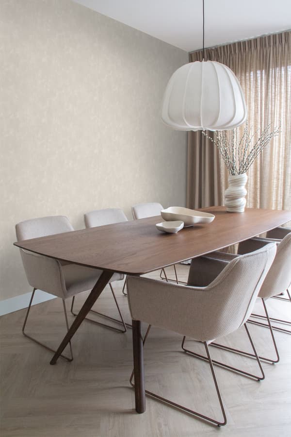 ESTAhome tapet enfärgad med målningseffekt beige 0,53 x 10,05 m