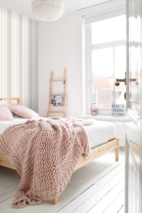 ESTAhome tapet striber gråt og beige 53 cm x 10,05 m